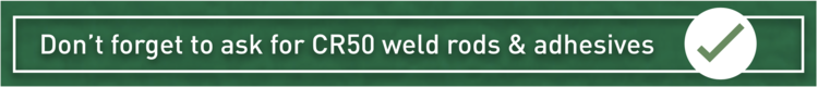 Green Weld Rods